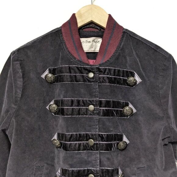 NWT FREE PEOPLE Atlas Corduroy Bomber Jacket S - Picture 4 of 12